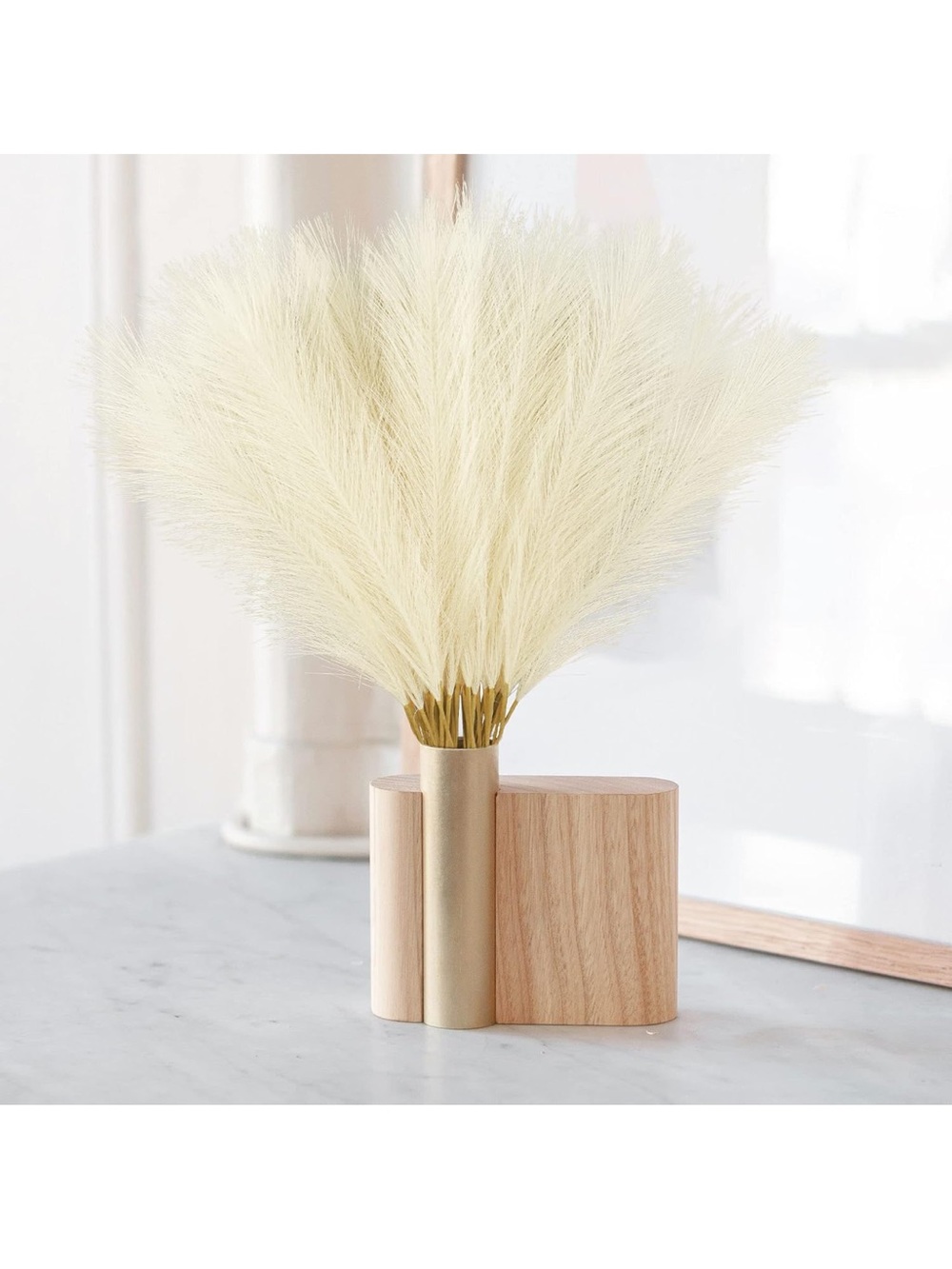 NEW Neutral Pampas Grass Only Home Accents 10 Pieces